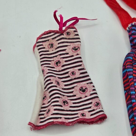 Barbie Doll Dress Lot - 6-Piece Mixed Styles & Patterns - Picture 4 of 10